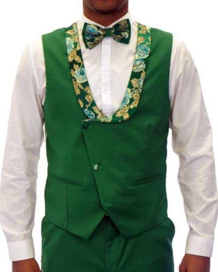 New Men's Formal Vest Tuxedo Waistcoat aqua green_Bowtie wedding prom party 