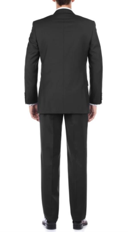 Product#JA57675 Renoi Mens Suits - 100% Virgin Wool Regular