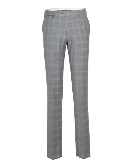#JA61751 Plaid Suit - Mens Windowpane Suit By English Laundr