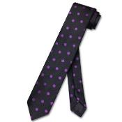  Necktie Skinny Liquid Jet Black w/ Purple color shade