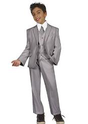 Grey Boys Wedding Suit