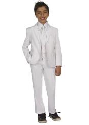  RM1270 Kids Boys Tazio Notched Lapel 5 piece Suits