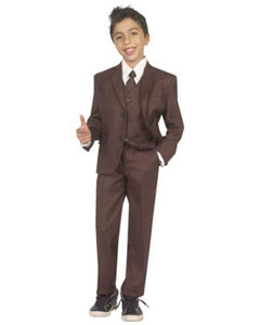 Boys Brown Suit