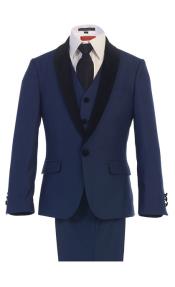  RM1721 Kids Boys Kids Sizes Navy Suits For Teenagers