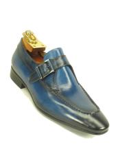  SM5175 Carrucci Buckle Slip On Style Leather Lining Loafer