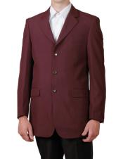 Single Breasted 3 Button Style Suit Jacket