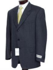  Dark Grey Masculine color Multi Pinstripe Business Suits for