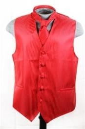  Vest Tie Set red color shade