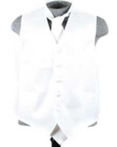  Vest Tie Set white 