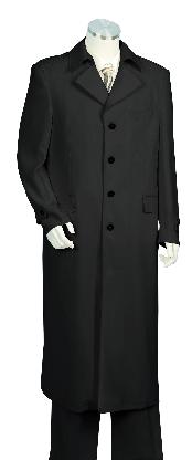  Piece Vested Liquid Jet Black Long length Zoot Suit