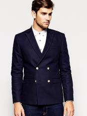  Black or Navy Blue Mens Double