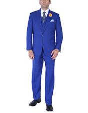   mens Royal Blue Suit For