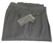  ARG745 Designer Made in USA Taup Double Pleated Slacks