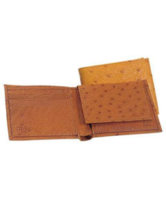  Ferrini Genuine Full Quill Ostrich Wallet