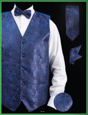  4 Piece Vest Set (Bow Tie