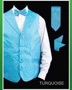  4 Piece Vest Set (Bow Tie