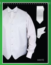  4 Piece Vest Set (Bow Tie