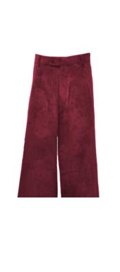  JSM-2838 Corduroy Burgundy Pants Slacks For Men