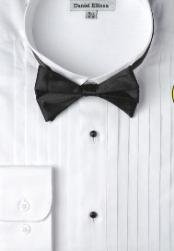  Basic Tuxedo Shirt with Bow Tie