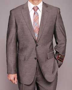  Gray patterned 2-button Suit 