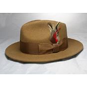 maroon fedora hat