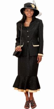  DM918 Lynda 2 Piece Brocade Couture Promotional Ladies Suits