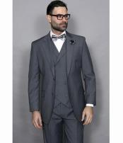   Mens Statement Suit Wool Solid