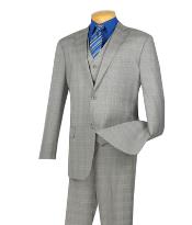 SingleBreasted2ButtonsStyle3PieceSideVentsSuit
