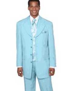 Sky Blue Dress Suit