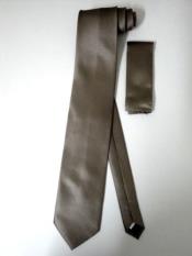  Neck Tie Set patterned Medium Beige