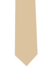   Mens Beige Extra Long Polyester