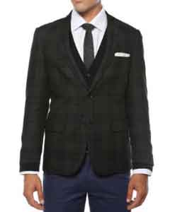  Skinny Cut Tweed Windowpane