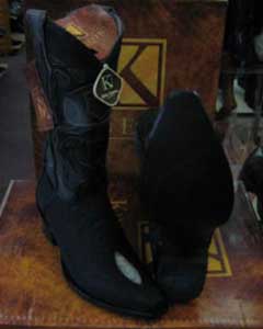  MK956 Genunie Stingray skin King Exotic Boots Snip Toe