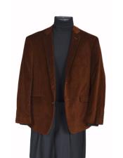  Velvet Sport Coat- brown color shade