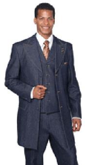  Blue Jean High Fashion Suit For