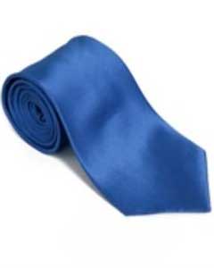  Palace blue 100% Silk Solid Necktie