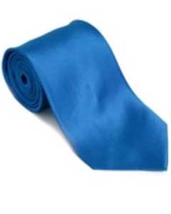  Bluesaphire 100% Silk Solid Necktie With
