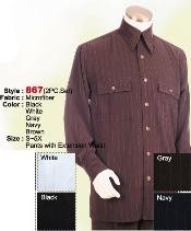  Set trendy casual 1940s mens Suits Style in brown