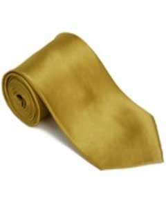  Ceylonyellow 100% Silk Solid Necktie With