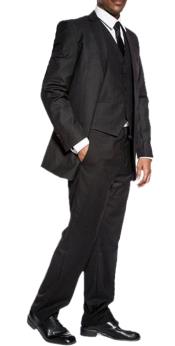   mens classic black slim fit