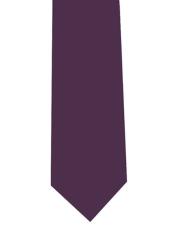   Mens Eggplant Extra Long Polyester