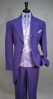 Mens-Four-Button-Purple-Suit