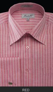 Striped Cotton Dress Shirt