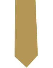   Mens Extra Long Gold Polyester
