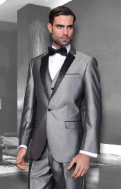  Discounted Clearance Online Sale Black and Silver Suit Grey