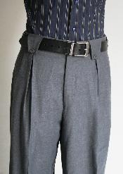  Wide Leg Pants Grey 1920s 40s