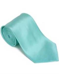  Jade 100% Silk Solid Necktie With