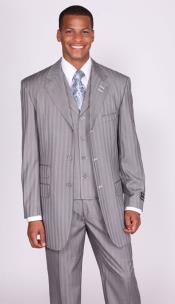 3 Piece Gray Suits