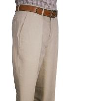  Modern Fit Flat Front Pant Natural