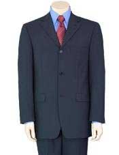  Button Style Dress Business Dak Navy Blue Shade 100%